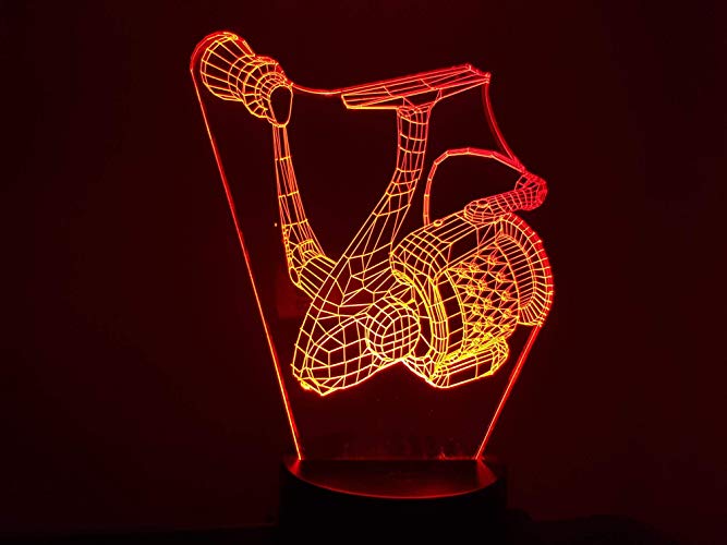 Lampe 3D motif: Ballon de foot - KISSKISSMETAL