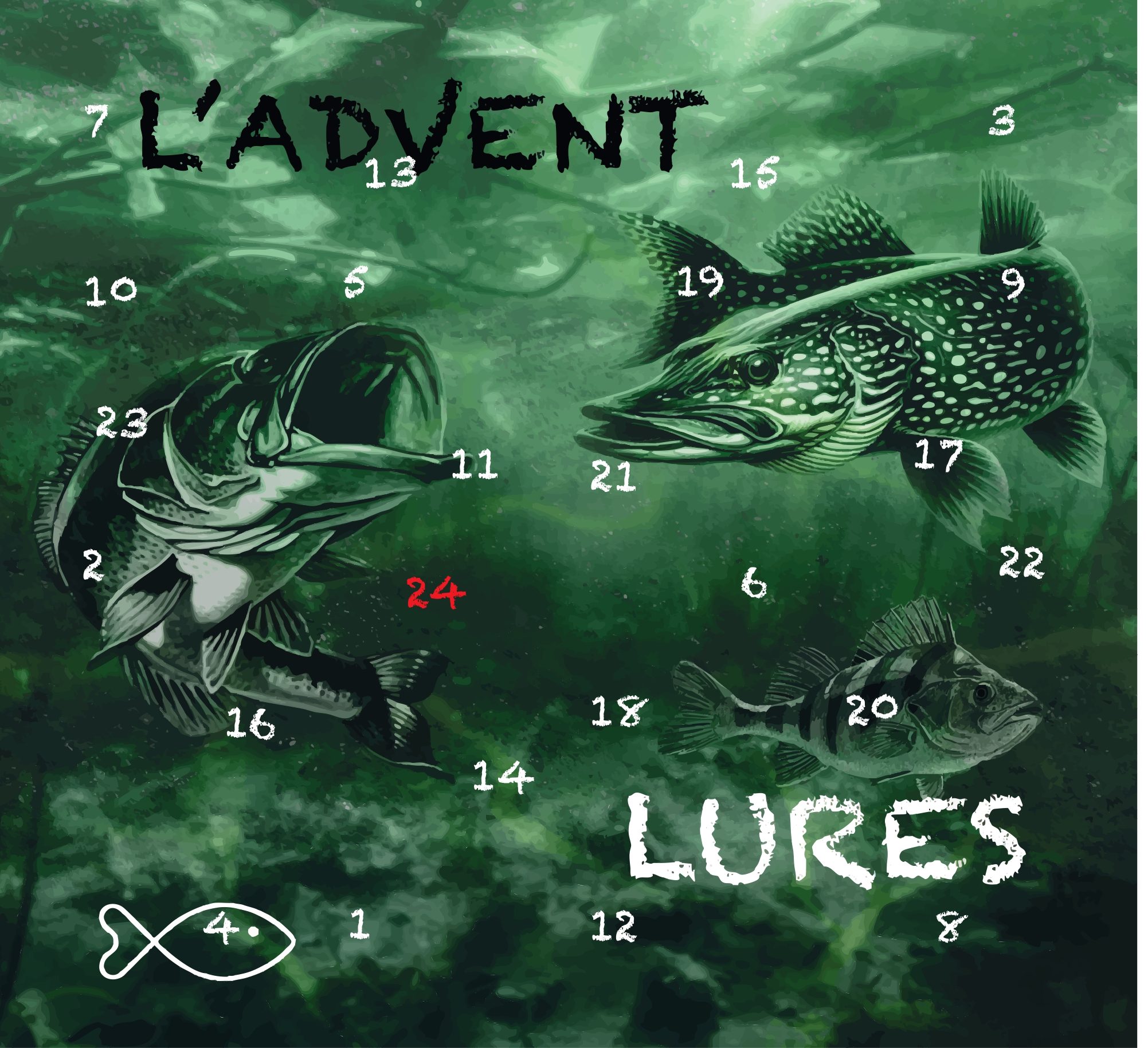 Calendrier de l'Avent multi carnassiers - L'ADVENT'LURES 2025