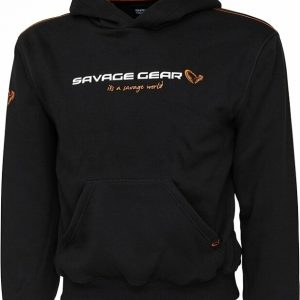 SWEAT ENFANT SAVAGE GEAR LOGO NOIR TAILLE 14-16 ANS
